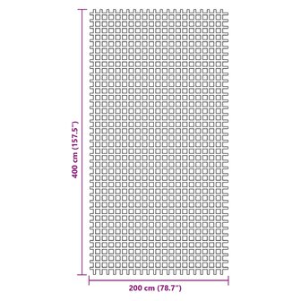 Kampeerkleed 4x2 m antracietkleurig 7