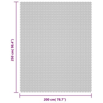 Kampeerkleed 2,5x2 m cr&egrave;mekleurig 7