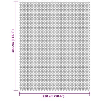 Kampeerkleed 3x2,5 m cr&egrave;mekleurig 7