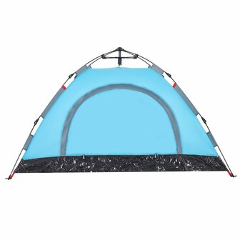 Tent 2-persoons snelontgrendeling blauw 9