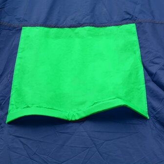 Tent 9-persoons polyester blauw en groen 7