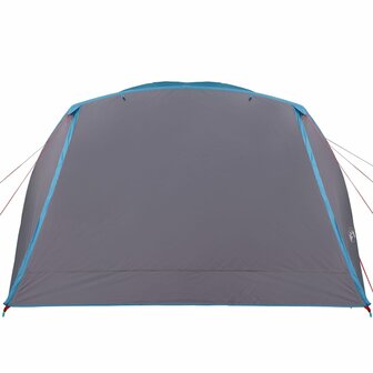 Tent met luifel 4-persoons waterdicht blauw 6