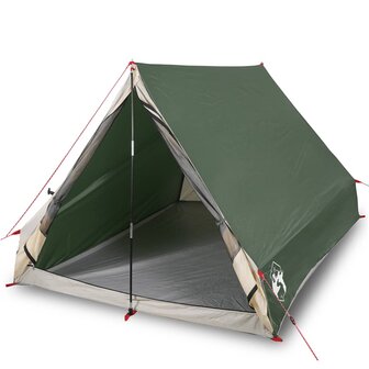 Tent A-frame 2-persoons waterdicht groen 2