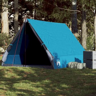 Tent 2-persoons A-frame waterdicht blauw 1