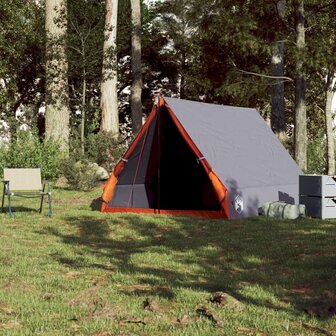 Tent A-frame 2-persoons waterdicht grijs 3