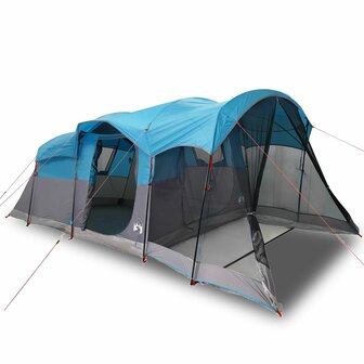 Tunneltent voor gezin 8-persoons waterdicht blauw 2