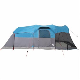 Tunneltent voor gezin 8-persoons waterdicht blauw 7