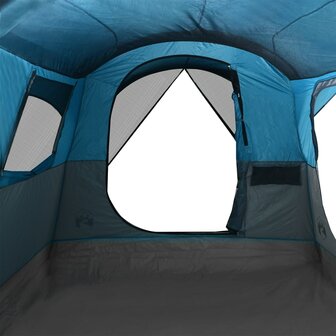 Tunneltent voor gezin 8-persoons waterdicht blauw 12