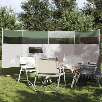 Windscherm camping waterdicht 366x152x152 cm groen 1