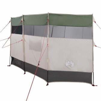 Windscherm camping waterdicht 366x152x152 cm groen 5