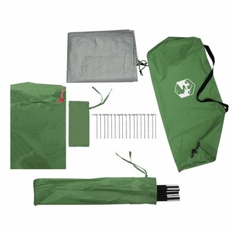 Windscherm camping waterdicht 366x152x152 cm groen 10