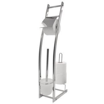 RIDDER Toiletborstelset 3-in-1 Fabio glanzend chroom 1