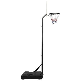 Basketbalstandaard 282-352 cm polyethyleen wit 3