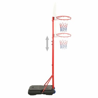 Basketbalset draagbaar verstelbaar 200-236 cm 3