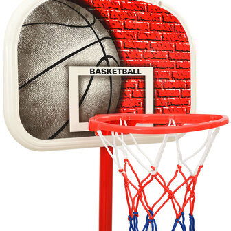 Basketbalset draagbaar verstelbaar 138,5-166 cm 4