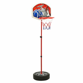 Kinderbasketbalset verstelbaar 120 cm 1