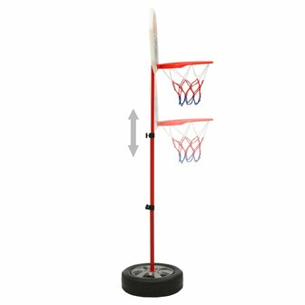 Kinderbasketbalset verstelbaar 120 cm 3