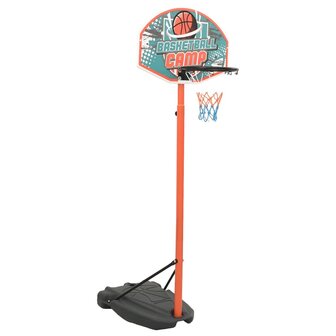 Basketbalset draagbaar verstelbaar 180-230 cm 1