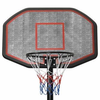 Basketbalstandaard 258-363 cm polyetheen 5