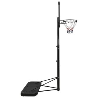 Basketbalstandaard 256-361 cm polycarbonaat transparant 3