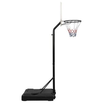 Basketbalstandaard 237-307 cm polyetheen wit 3