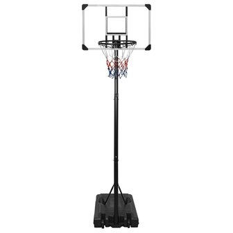 Basketbalstandaard 235-305 cm polycarbonaat transparant 3