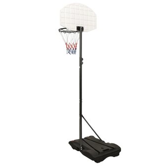 Basketbalstandaard 216-250 cm polyetheen wit 4