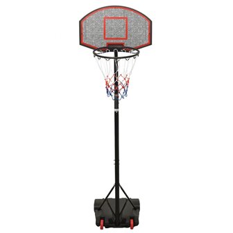 Basketbalstandaard 216-250 cm polyethyleen zwart 2