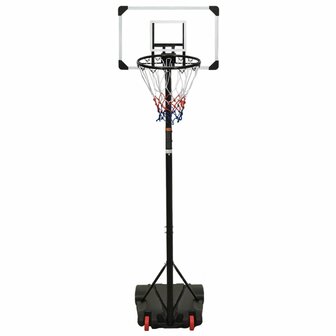 Basketbalstandaard 216-250 cm polycarbonaat transparant 2