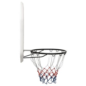 Basketbalbord 109x71x3 cm polyetheen wit 3