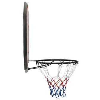 Basketbalbord 109x71x3 cm polyetheen zwart 3