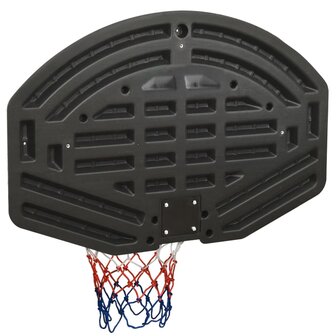 Basketbalbord 90x60x2 cm polyetheen zwart 4