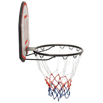 Basketbalbord 71x45x2 cm polyetheen zwart 4