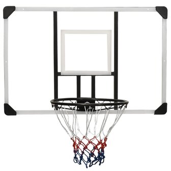 Basketbalbord 106x69x3 cm polycarbonaat transparant 2