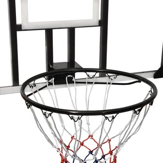 Basketbalbord 106x69x3 cm polycarbonaat transparant 6