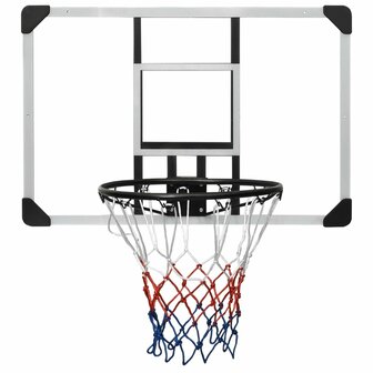 Basketbalbord 90x60x2,5 cm polycarbonaat transparant 3