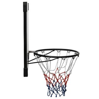 Basketbalbord 90x60x2,5 cm polycarbonaat transparant 4