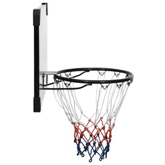 Basketbalbord 71x45x2,5 cm polycarbonaat transparant 3