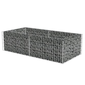 Gabion plantenbak 180x90x50 cm gegalvaniseerd staal 3