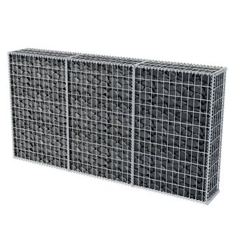 Gabion mand 200x30x100 cm gegalvaniseerd staal 4