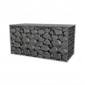 Gabion mand 100x50x50 cm gegalvaniseerd staal 3