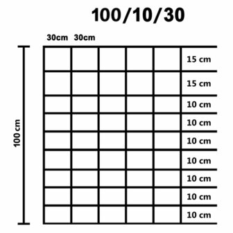 Tuinhek 50x1 m gegalvaniseerd staal zilverkleurig 5