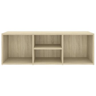 Schoenenopbergbank 105x35x35 cm bewerkt hout sonoma eikenkleur 4