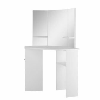 Kaptafel hoekmodel wit 4