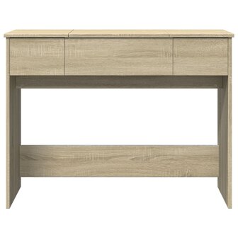 Kaptafel met spiegel 100x45x76 cm sonoma eikenkleurig 5