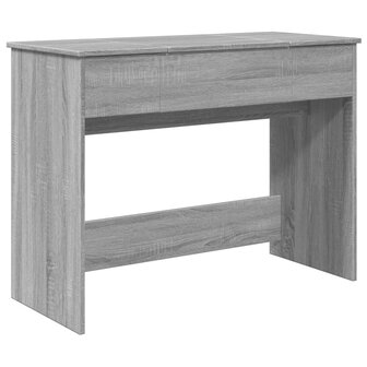 Kaptafel met spiegel 100x45x76 cm grijs sonoma eikenkleurig 2