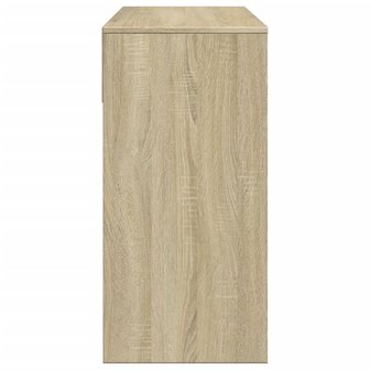 Kaptafel met spiegel 80x39x80 cm sonoma eikenkleurig 6