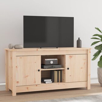 Tv-meubel 103x36,5x52 cm massief grenenhout 1