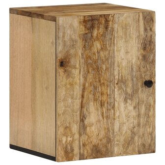 Badkamerwandkast 38x33x48 cm massief mangohout 1