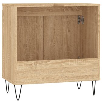 Badkamerkast 58x33x60 cm bewerkt hout sonoma eikenkleurig 7